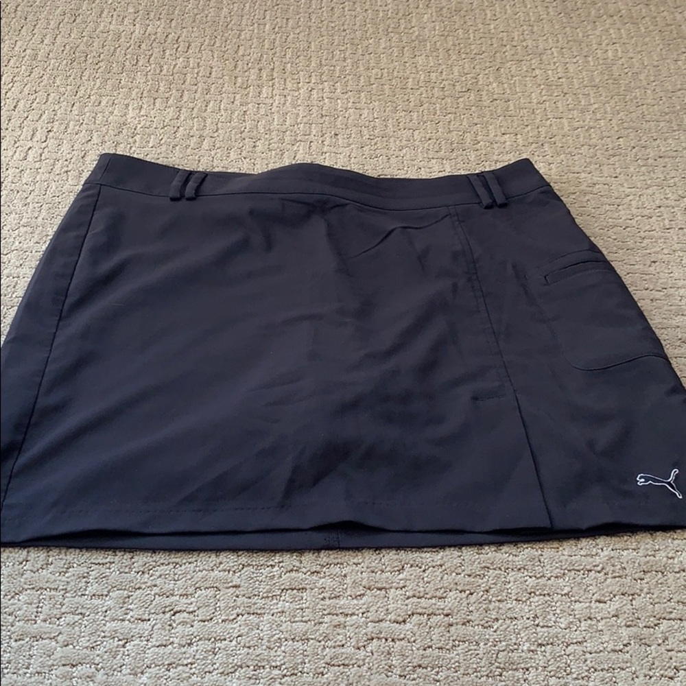 Puma Black Athletic Golf Skort